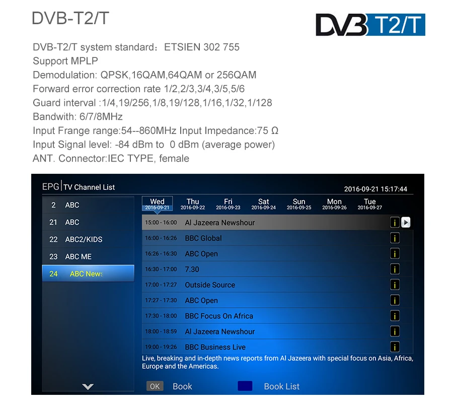 MECOOL Кии PRO DVB-S2 DVB-T2 Android ТВ Box 4 K S905d 4 ядра 2 GB 16 GB Android 7,1 Smart ТВ Box 2,4G/5G Wi-Fi Media player