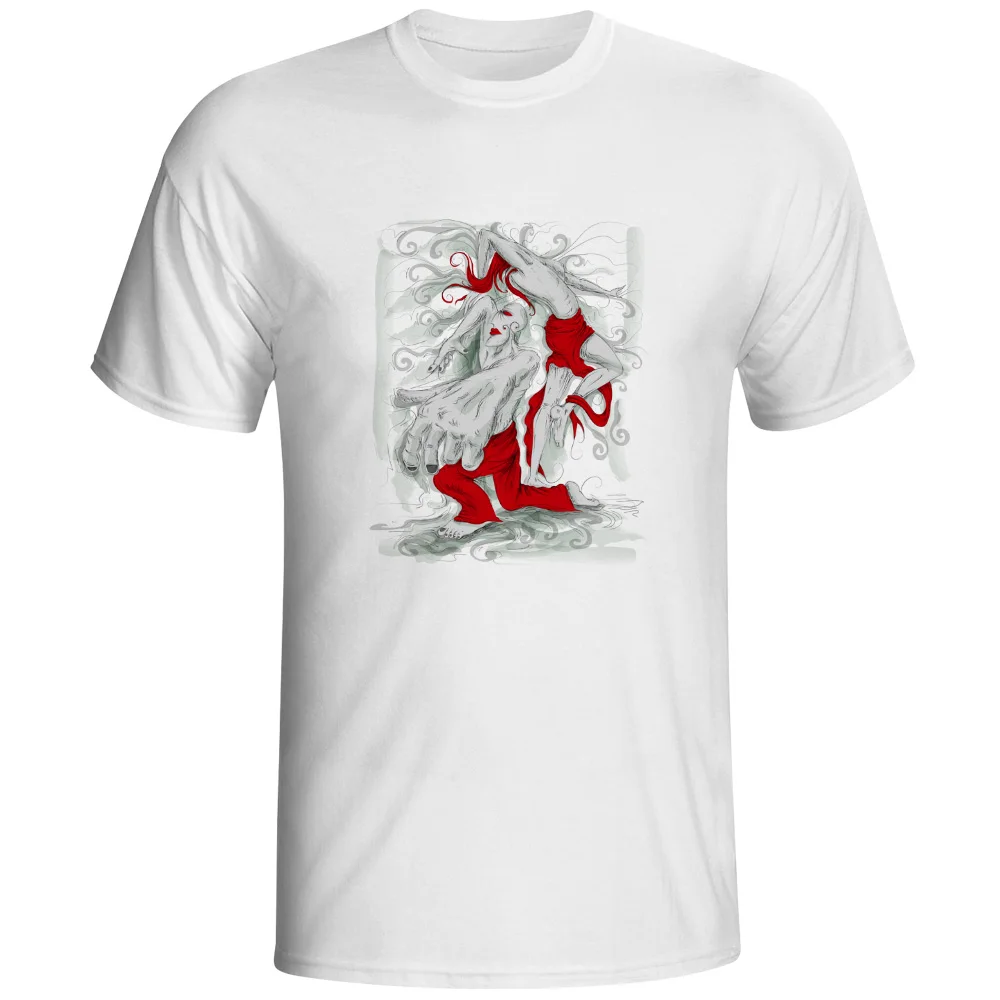 Twin Ghosts In The Hell T shirt Fashion Brand Funny T Shirt Horror