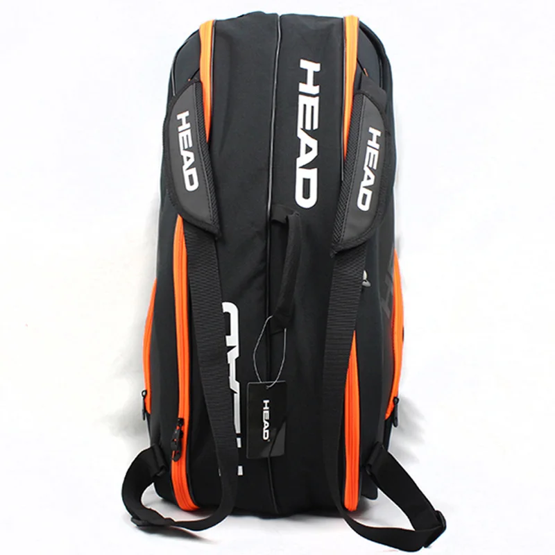 Head Tennis Bag Large Capacity Sports Backpack With Shoes Bag Can Hold
