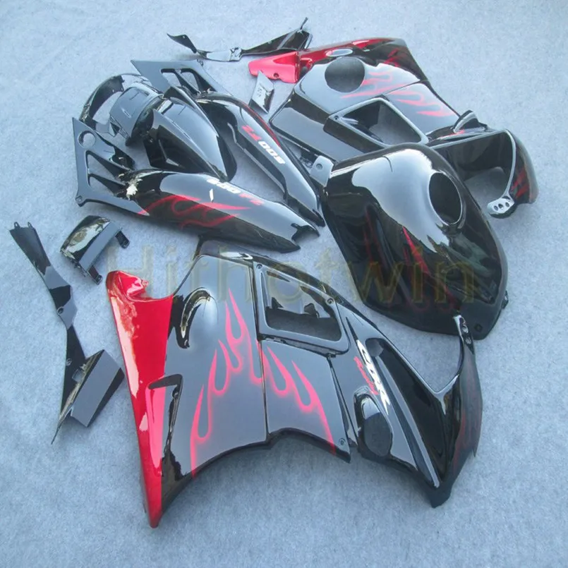 C Пользовательские Обтекатели мотоцикла для HONDA 1991-1994 CBR600F2 91 92 93 94 ABS пластиковые моторные панели+ Botls+ красный белый - Цвет: C