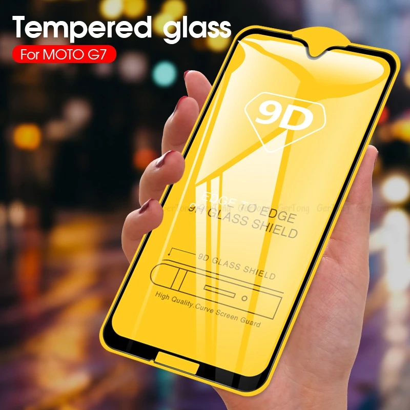 

9D Full Cover Tempered Glass For Motorola P30 Note G7 Play Plus UltraThin Screen Protector For Moto G7 ONE Power Protective Film