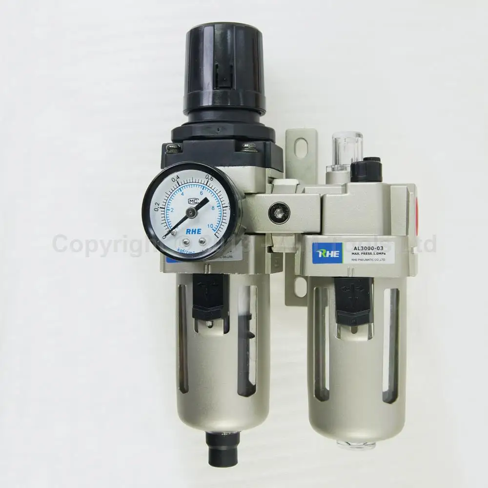

Industrial Air Filter Moisture Water Trap Pneumatic Tools Oil Lubricator AC3010-03D