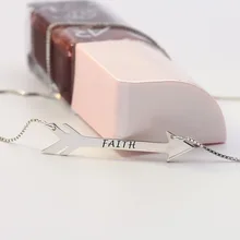 font b Custom b font Name Arrow Necklace Solid Silver font b Engraved b font