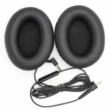 Для Bose вокруг уха 2 AE2 AE2i сменные насадки для наушников амбушюры подушки и аудио кабель шнур с микрофоном управления