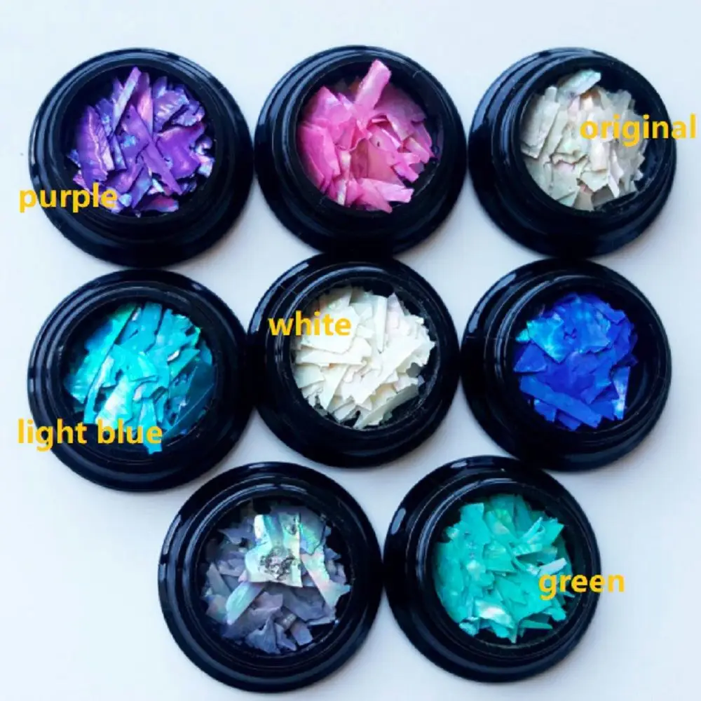 

New Hot Nail Glitter Sequins Stickers Tips 3D Gorgeous Nail Art Manicure Decoration DIY Nail Art Tools