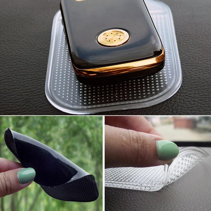 2PCS/Lot Anti Slip Mat For Mobile Phone Sticky Pad GPS Holder Non slip