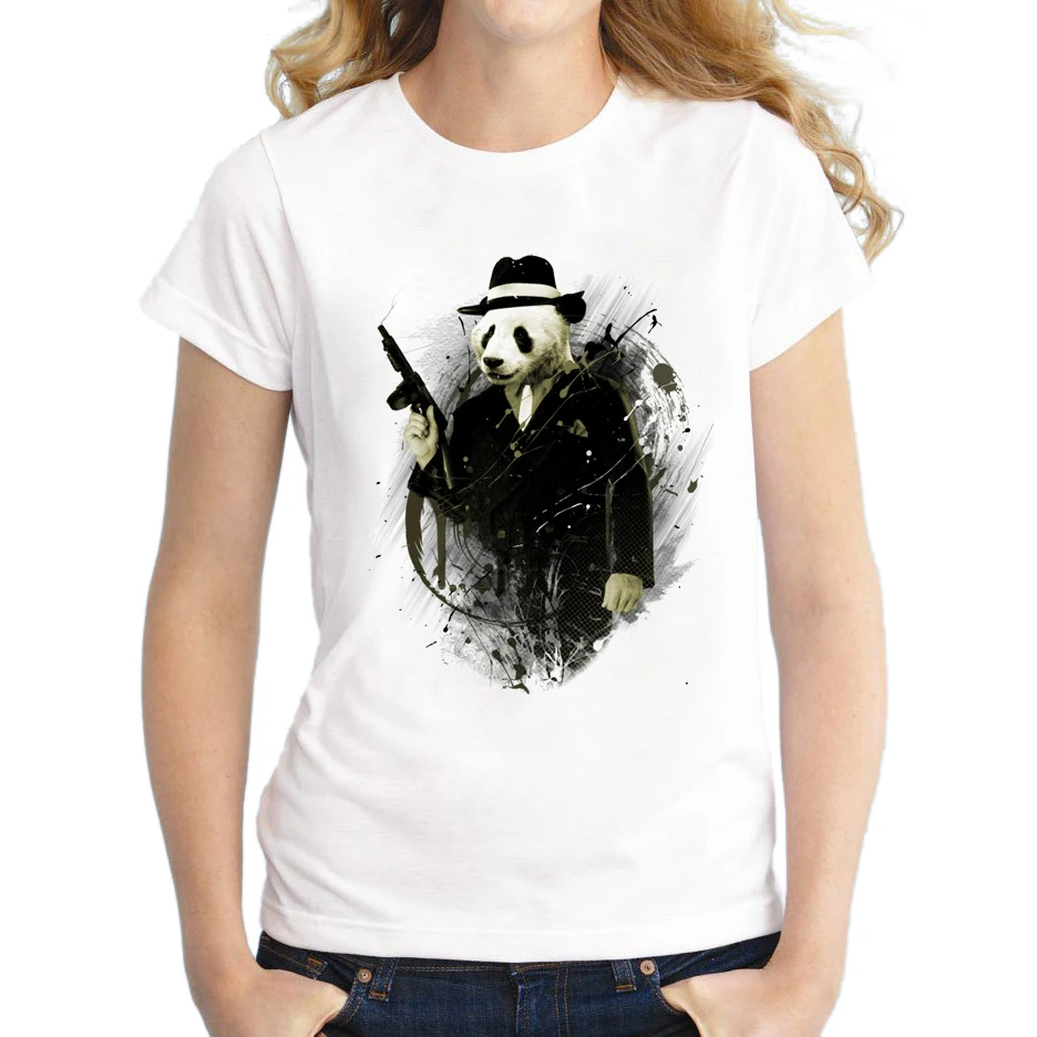 Fashion The Real Gangster Women T Shirt 2018 Short Sleeve O Neck Tops