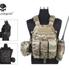 Emerson шестерни LBT6094A стиль тактический жилет с 3 мешками Охота страйкбол военная Боевая Экипировка EM7440 Мультикам