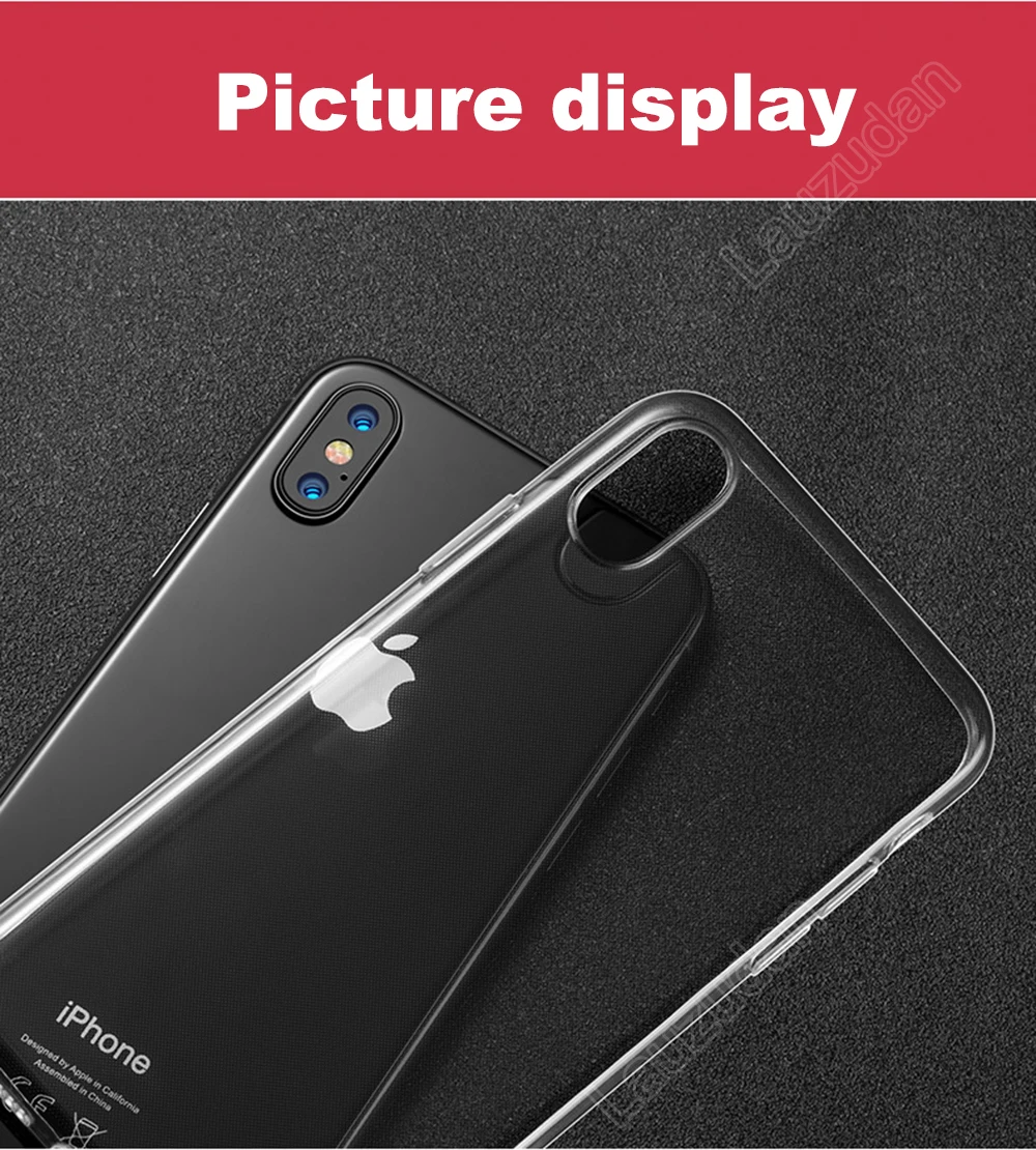 Clear Phone Case For iPhone 7 11 Case iPhone XR Case Silicone Soft Back Cover For iPhone 11 Pro XS Max X 8 7 6 6s Plus 5 5S SE Case