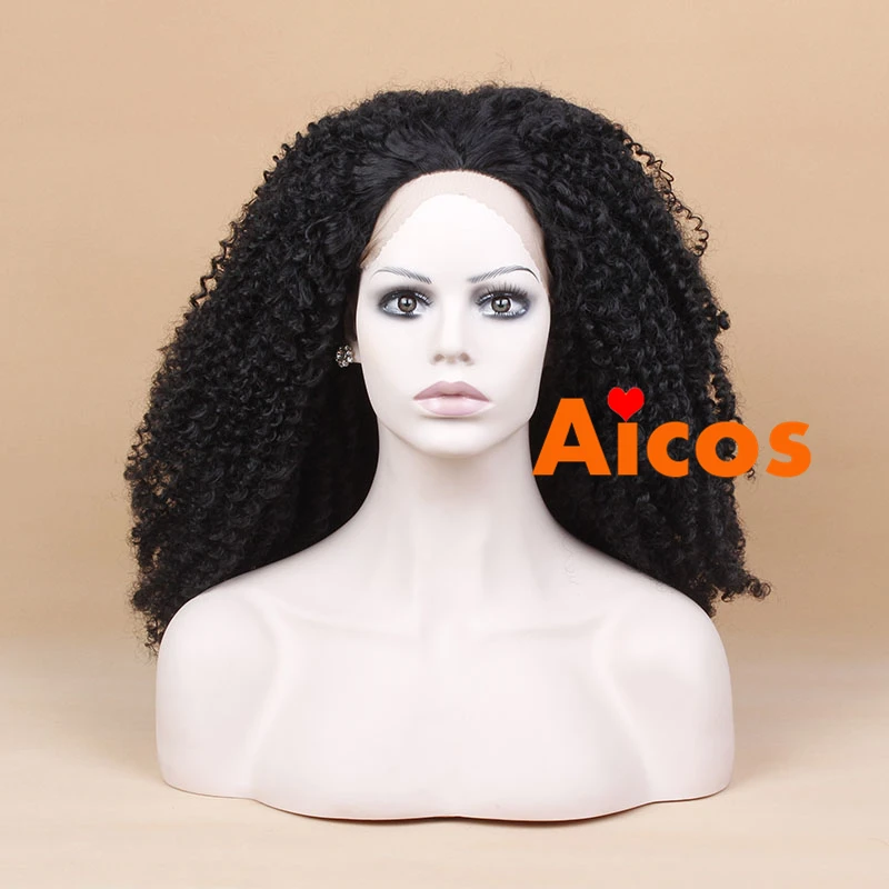 anime dance party afro wig cosplay short curly costume synthetic hair