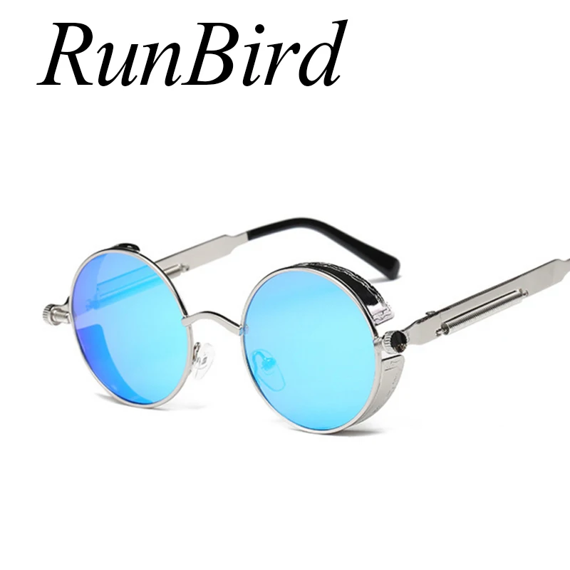 Мужские солнцезащитные очки RunBird в готическом стиле стимпанк винтажные