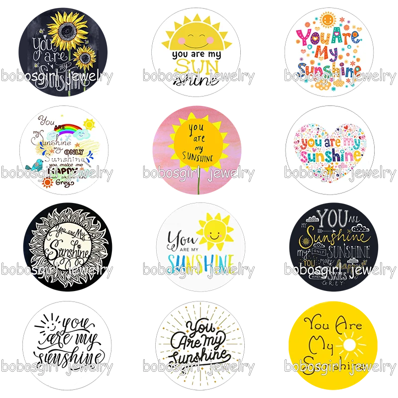 Держатель для телефона с надписью You Are My Sunshine glass GS9957 | Украшения и аксессуары