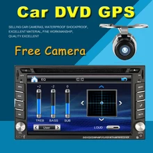 2 din car dvd player GPS USB universal car radio audio auto car parking sensor stereo in dash Bluetooth Free map+Camera For VW