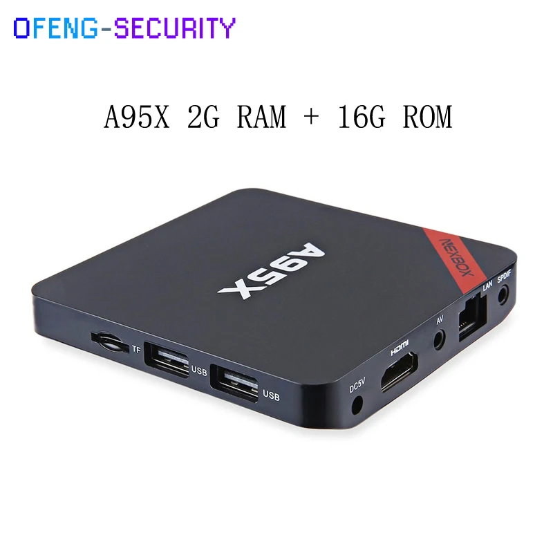  Max 2GB RAM 16GB ROM NEXBOX A95X Smart Android 6.0 TV Box Rockchip RK3229 Quad-core Set Top Box WiF