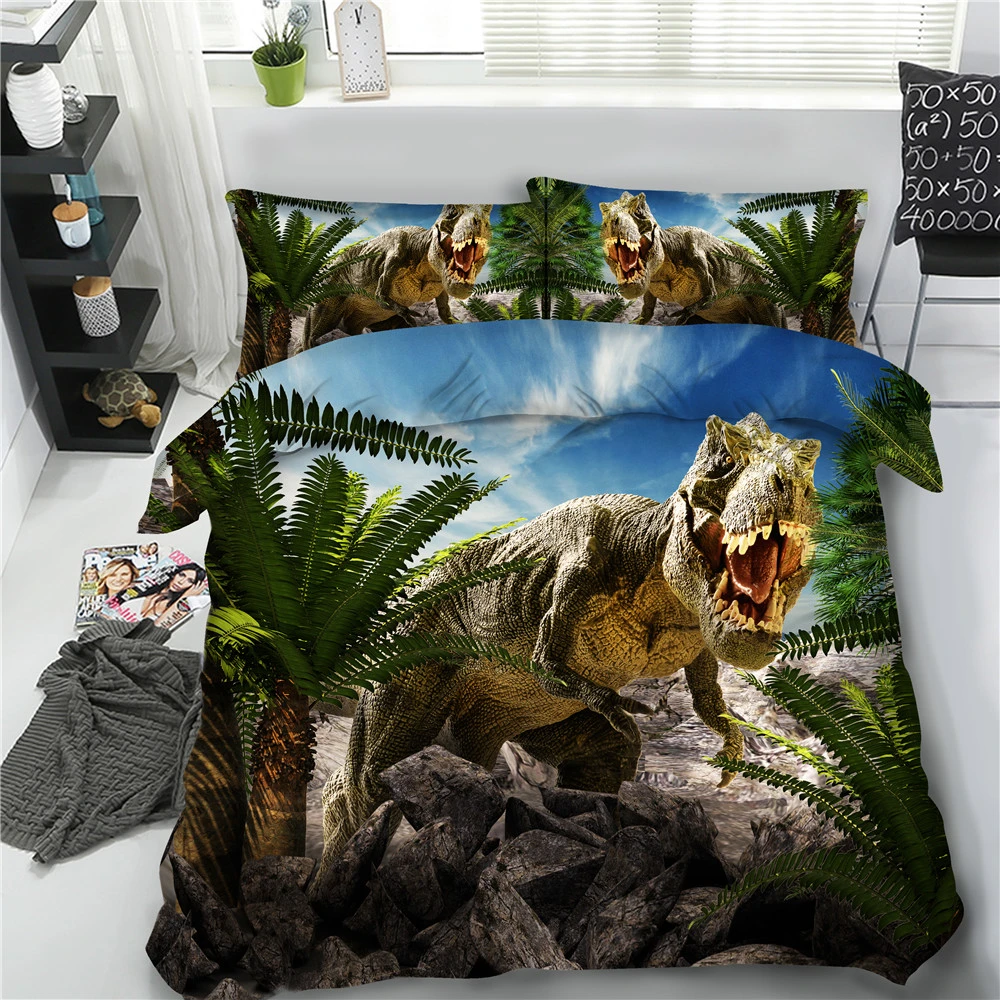 boys dinosaur bed