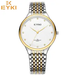 Лидер продаж Элитный бренд EYKI моды Повседневное Для мужчин часы Для женщин Наручные часы кварцевые часы Водонепроницаемый