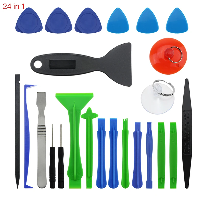  24 in 1 Tools  Mobile Phone Opening Repair Tools Kit Screwdriver Set Disassemble Tools for iPhone iPad Tablet Laptop