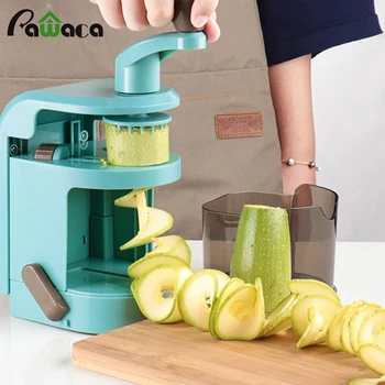 

Multifunctional Vegetable Spiralizer Slicer Cutter Chopper Shredder 4-Blade Vegetable Spiralizer Veggie Pasta Spaghetti Maker