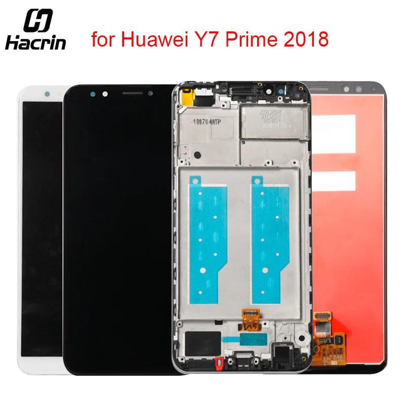 Для Huawei Y7 Prime 2018 ЖК дисплей с сенсорным экраном + рамка дигитайзер для Pro LDN LX1 LX2