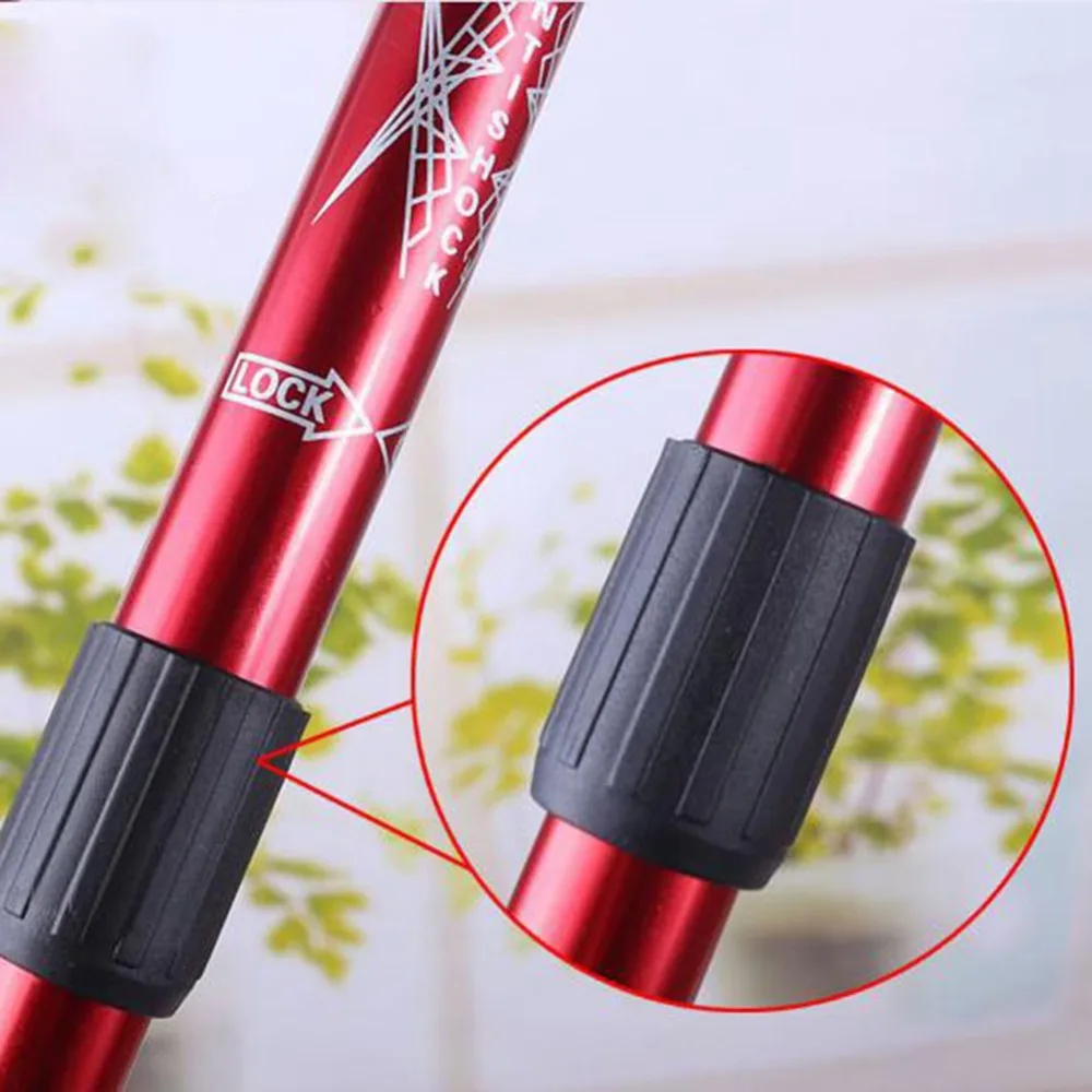 عصا للمشي 3 المفاصل مستقيم قبضة مقبض قابل للسحب سبائك الألومنيوم قصب في الهواء الطلق تسلق اكسسوارات عصا للمشي 3 المفاصل مستقيم قبضة مقبض قابل للسحب سبائك الألومنيوم قصب في الهواء الطلق تسلق اكسسوارات