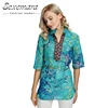 2022 Summer Women Shirt Blouse Style Fashion Chiffon Half Sleeve Plus Size 5XL Floral Casual Top Embroidery Woman Tunic Blouses ► Photo 2/6