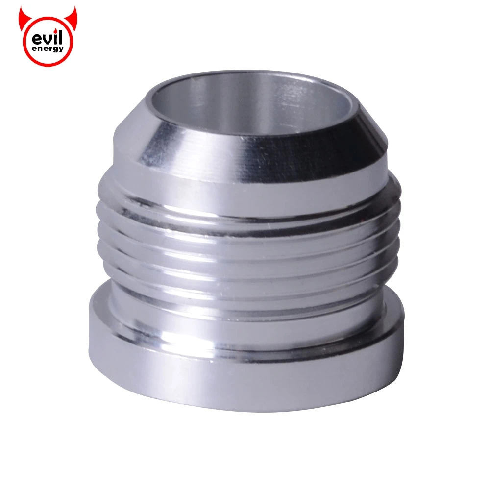 

evil energy AN16 Male Aluminum Weld On Fitting Bung Racing Turbo Oil Cooler Adapter Straight
