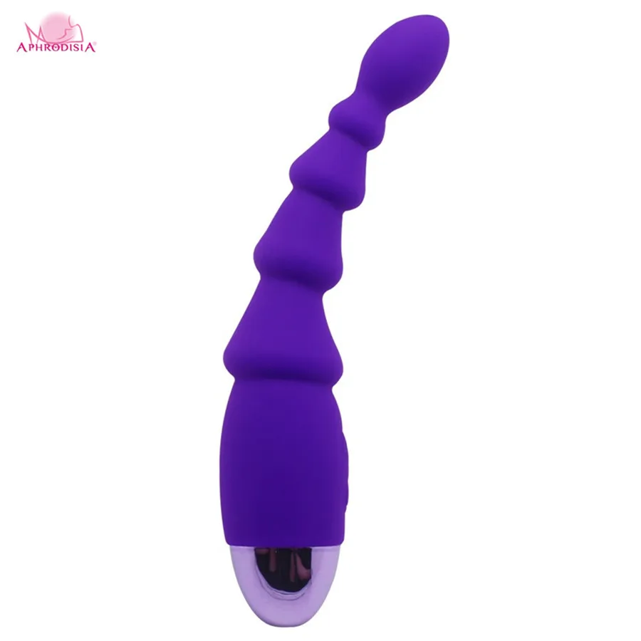 Aphrodisia силиконовые Анальная пробка USB Перезаряжаемые Анальный вибратор Секс-игрушки для женщины, простаты массажер секс человек-машина
