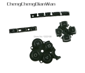 

ChengChengDianWan 10sets/lot Multi color Left Right Buttons Key pad Set Repair buttons for PSP 3000 PSP3000 Slim Console