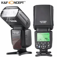 K & F концепция KF590EX-C E-TTL flash Скорость света высокой Скорость синхронизации HSS GN56 ведомого Профессиональный для Canon цифровых зеркальных камер