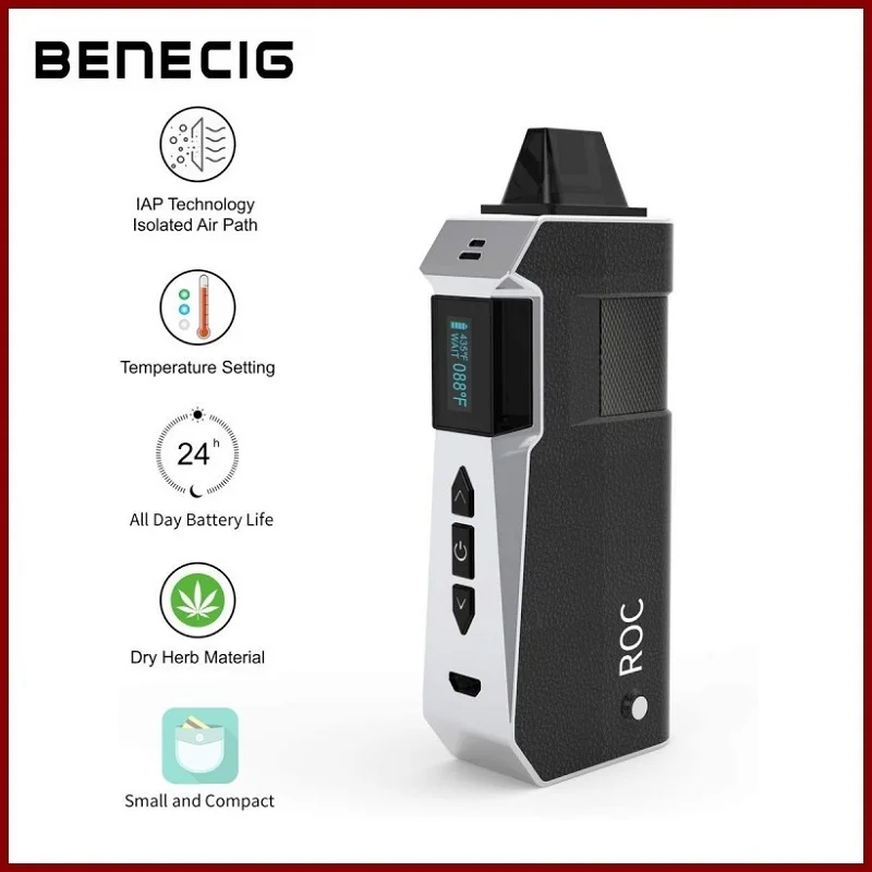 Вапорайзер Benecig электронная сигарета испаритель для сухих трав батарея 2200 мАч