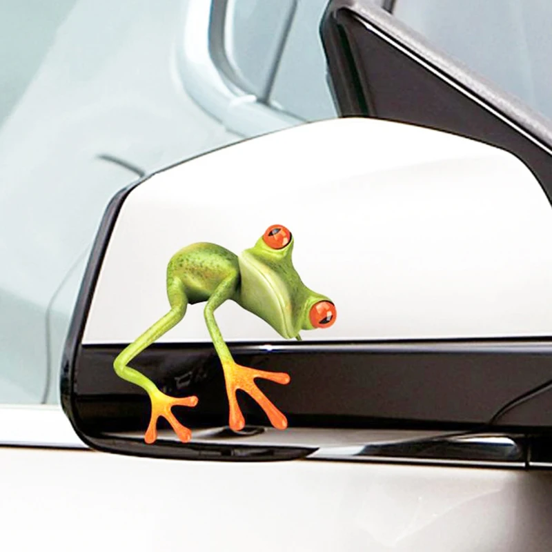 Стикер s на зеркало автомобиля наклейки и 3D Frogs автомобильный бак окно забавные в