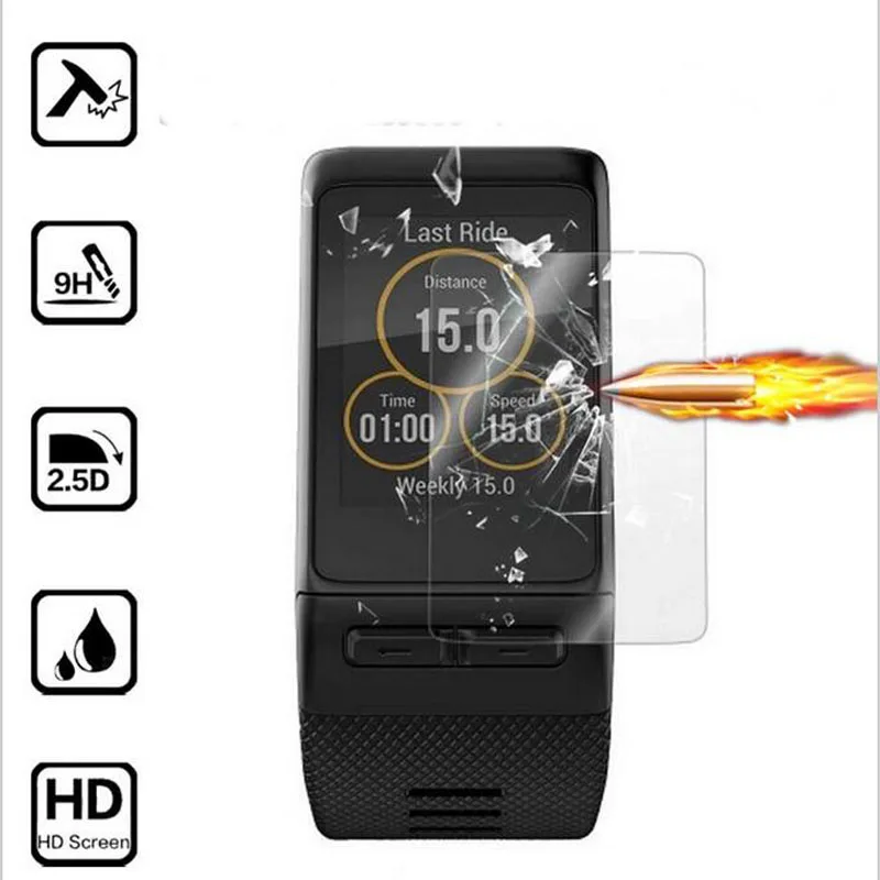 Ультрапрозрачная защитная пленка из закаленного стекла для Garmin Vivoactive HR Smart Watch закаленное защитное покрытие для экрана