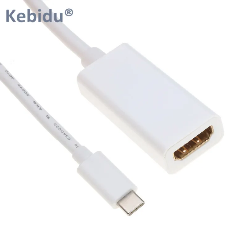 USB Type C к HDMI кабель адаптер 4K 30Hz USB3.1 папа Женский конвертер для Samsung S9/8 Plus HTC HUAWEI LG