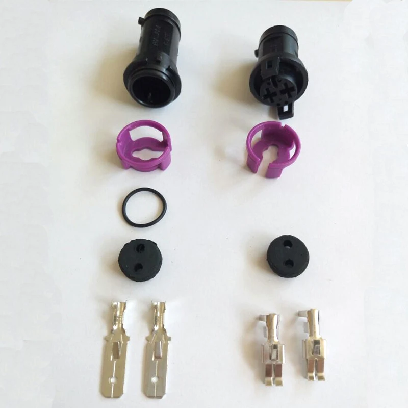 

2 Pin DJ70217-6.3-11-21 Fog Lamp Plugs Jacket Female and Male Waterproof Round Car Waterproof Connector