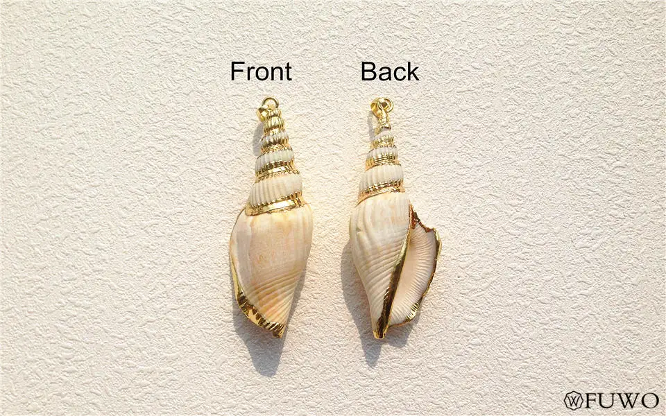 Natural Seashell Snail Pendant 8