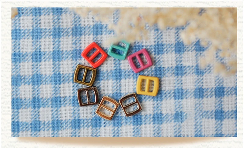 30 шт./лот 3 мм цветные мини-пряжки для DIY изготовления bjd blyth кукол ремни для одежды обувь Пряжка ультра-мини куклы аксессуары