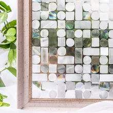 CottonColors ПВХ Водонепроницаемый Window Films, без Клея Статические 3D Декоративные Конфиденциальности, оконные Пленки Наклейки, 3Ft Х 6.5Ft.(90 х 200 См