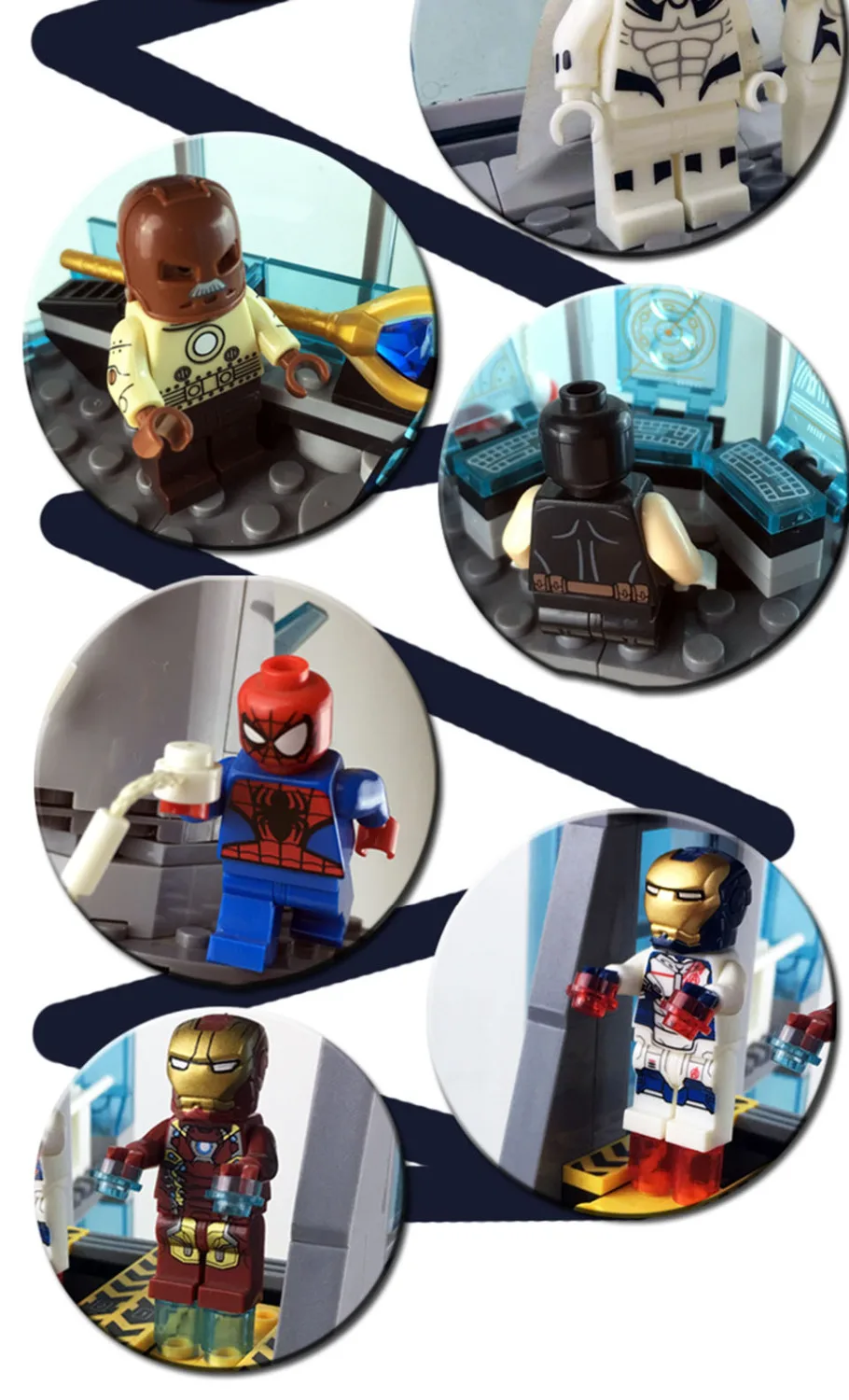 SH678 Мститель нападение на башню Мстителей 7th пол строительные блоки Marvel Super Heroes