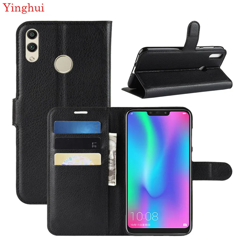 

New 2018 For Huawei Honor 8C Case Flip Leather Phone Case For Huawei Honor 8C High Quality Wallet Leather Stand Cover Filp Cases