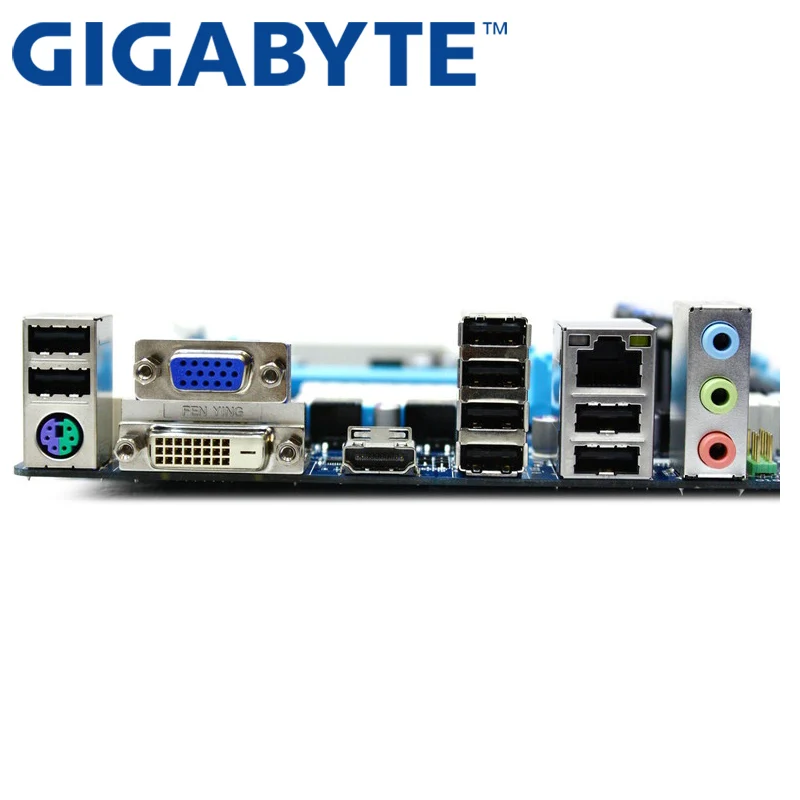 Материнская плата GIGABYTE GA-880GM-D2H 880G Socket AM3 DDR3 8G для Phenom II/Athlon II uATX оригинальная б/у материнская плата