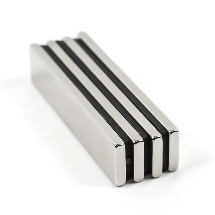 

U-JOVAN 4pcs 50mm x 10mm x 2.5mm N35 Super Strong Craft Neodymium Magnets 50 x 10 x 2.5mm Rare Earth Powerful Magnet