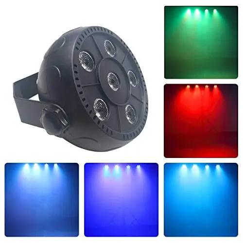 

Mini Par Light LED RGBW Stage Lighting Effect Sound Control Club DJ Disco Party Ballroom KTV Bar Wedding DJ Projector Spotlight