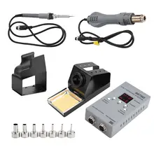 8878D 2 в 1 SMD паяльная станция с горячим воздухом и паяльником для ремонта телефона Новая