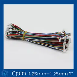 6-контактный разъем w/. провода х 10 sets.6pin 1.25mm.6pin (1,25 мм-1,25 мм) T