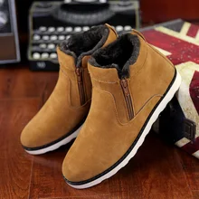 Suede ankle boots zip women shoes cheap snow boots big size 6-15 solid rubber boots warm shoe black/brown/blue booties