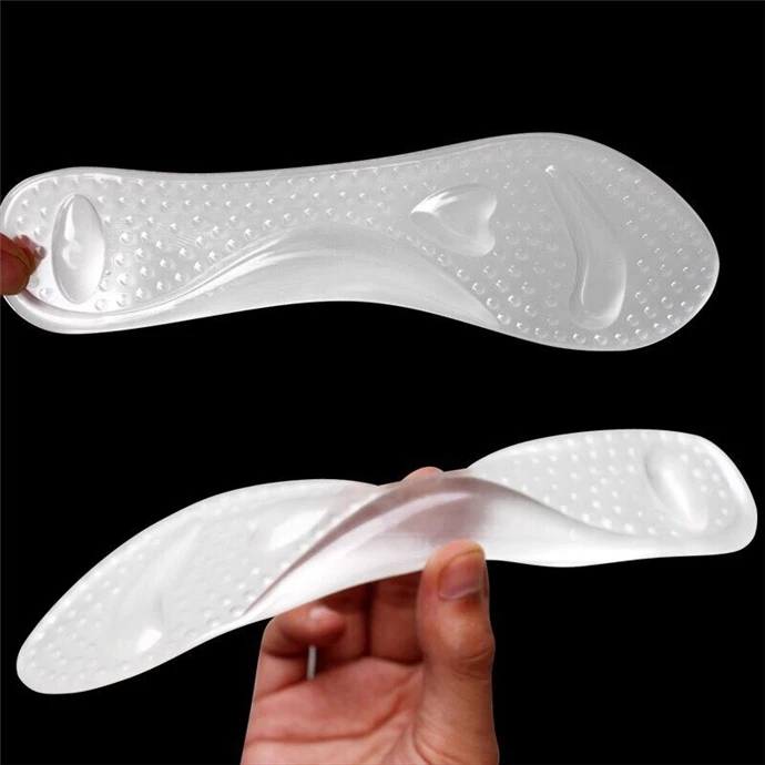 Silicone arch Support Cushion 3/4 insoles Inserts Flat feet high heel
