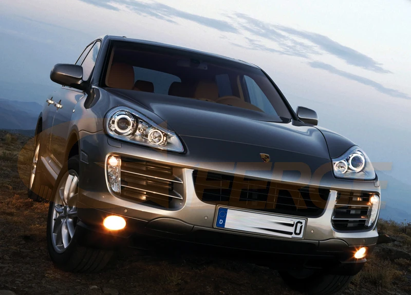 Для Porsche Cayenne 957 2007 2008 2009 отлично ультра яркий COB комплект светодиодов «глаза ангела»