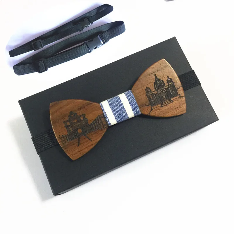 Лучший резной деревянный лук ручной работы Галстуки Галстук-бабочка галстук-бабочка галстуки для мужчин геометрический деревянный галстук-бабочка галстук