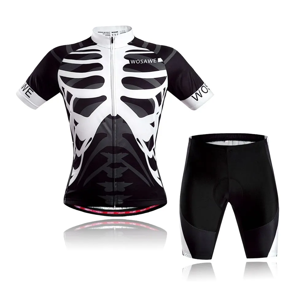 

Outdoor Short Sleeve Cycling Jersey Jacket Waterproof Sports Jacket Bicycle Clothing Men Sportswear 3D Padded Shorts Set Cloth