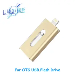 LL trader OTG USB флеш-накопитель 128 ГБ USB 2,0 палка для устройства iOS Android 64 ГБ 32 ГБ памяти подарок U диск мини-накопитель